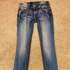 MissMe Skinny Blue Jeans (size 26)